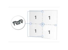 Connecteur droit pour stand Parapluie Express