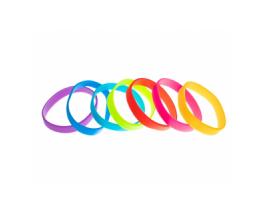 Lot de 100 bracelets silicone taille adulte