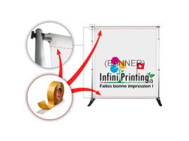 Stand Bannire Double face