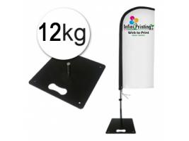 Support Oriflamme Plat (12kg)