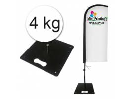 Support Oriflamme Plat (4kg)